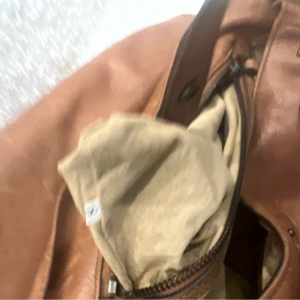 Prada Bag Holdall Brown Taupe Leather Top Handle Shoulder Large Handbag PRADA - Picture 13 of 16
